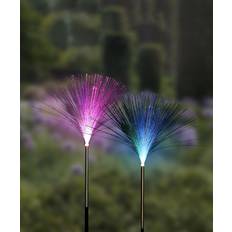 Fiber optic lamp Exhart 3 Fiber Optic Solar Garden