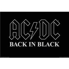 Black Posters Hal Leonard Ac/Dc Back In