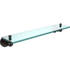 Glass Mixer Shelves Allied Brass Place 22-in Beveled Edges