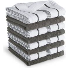 KitchenAid Albany Charcoal Dishcloth Multicolor, White, Black, Gray