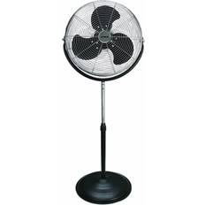 Optimus Cooler Boxes Optimus 18-in 3-Speed Indoor Black Floor Fan 84978919M