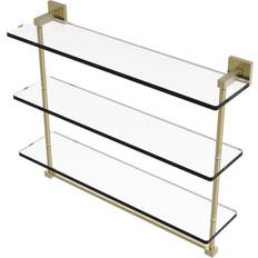 Allied Brass Montero Satin 3-Tier Mount Shelf