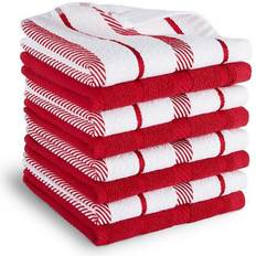 Polyester Dishcloths KitchenAid Albany Passion Dishcloth White, Red, Multicolor