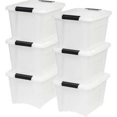 Iris 19 Quart Stack & Pull Storage Box