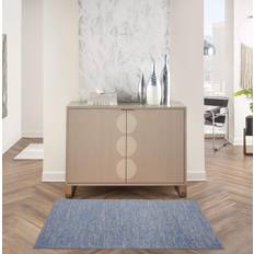 Carpets & Rugs Nourison Essentials Solid Contemporary Blue, Gray