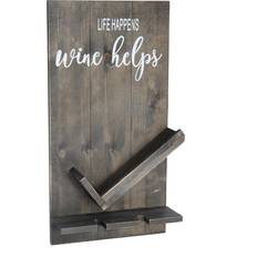 Wine Racks Elegant Designs "life Happens Helps" Wine Rack