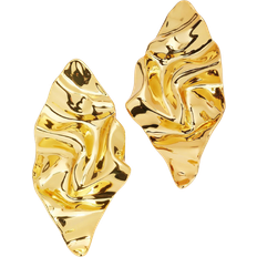 Alexis Bittar Essentials Crumpled Drop Earrings - Gold