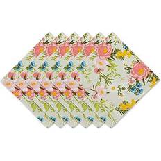 Cloth Napkins Design Imports Set of 6 Spring Bouquet Cloth Napkin