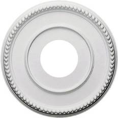 Moulding & Millwork Ekena Millwork CM12BR New Bradford Medallion, 12 1/2"OD Primed