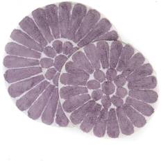 Bath Mats Chesapeake Merchandising Bursting Flower Purple, White, Pink