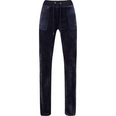 L Bukser & Shorts Juicy Couture Classic Velour Del Ray Pant - Night Sky