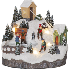 Star Trading Julebyer Star Trading Panorama Alpville Juleby 16cm