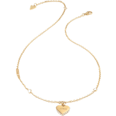 Guess falling in love Necklace - Gold/Transparent