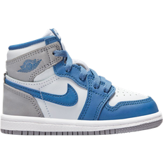 Children's Shoes Nike Jordan 1 Retro High OG TD - True Blue/Cement Grey/White