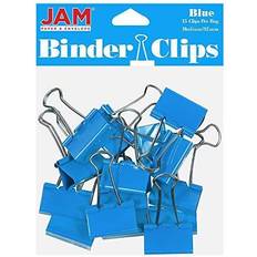 1 inch binder clips Jam Paper & Envelope Blue Binder Clips 1