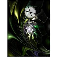 Designart 'Multi Colored Green Stained Glass Modern