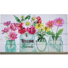 Northlight Welcome Friends Spring Bouquet Pink 30x18"