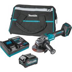 Makita Screwdrivers Makita 40V Max XGT Brushless Cordless 4-1/2/5 in. Angle Grinder Kit with Electric Brake (4.0Ah)