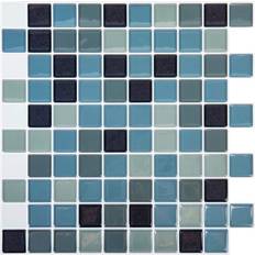 Smart Tiles 3D Peel and Stick Backsplash 4 Sheets of 11.56 x 8.38 Kitchen  and Bathroom Wallpaper Metro Mia