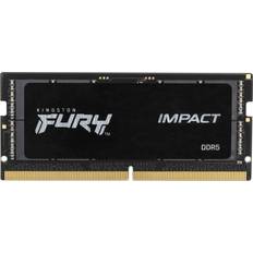 5600 MHz - SO-DIMM DDR5 RAM minne Kingston Fury Impact Black SO-DIMM DDR5 5600MHz 2x16GB (KF556S40IBK2-32)