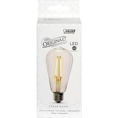 Incandescent Lamps Feit Electric ST19 E26 (Medium) LED Bulb Soft White 60 Watt Equivalence 1 pk