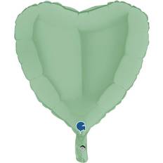 Grabo Folieballong Hjärta Pastellgrön 46 cm