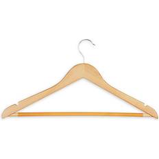 Hooks & Hangers Honey Can Do Maple Finish Wood No-Slip Suit Hangers