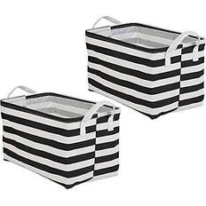 Design Imports Laundry Bin Stripe