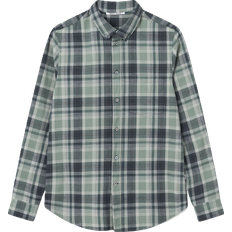 Wood Wood Adam Checked Flannel Shirt