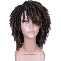 Hanne Dreadlock Afro Curly Short Twist Wig 1B/30
