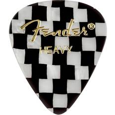 Fender Picks Fender 351 Shape Premium Picks, Checker Celluloid Heavy 12 Pack