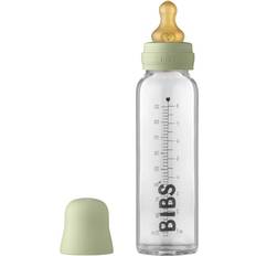 Glass Baby Bottle Bibs Baby Glass Bottle Complete Set 225ml