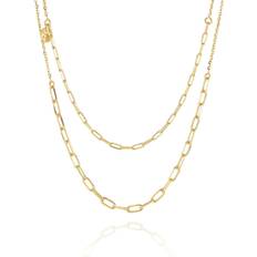 Sif Jakobs Halskjeder Sif Jakobs Chain Dove Necklace - Gold