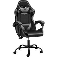 HealSmart Recliner Gaming Chair - Black/Grey