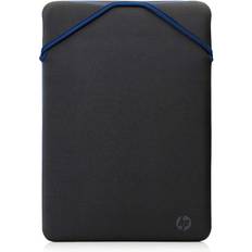 HP PC Protective Reversible Sleeve for Laptops up to 15.6 Inches Black Blue