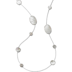 Ippolita Oval Station Necklace - Silver/Pearl