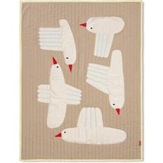 Ferm Living Bird Quilted Filz Beige (110x80cm)