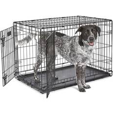 Newly Enhanced Double Door iCrate Dog Crate 36inch