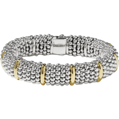 Lagos Signature Caviar Bracelet - Silver/Gold