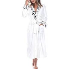 Polyester - Women Robes White Mark Long Cozy Loungewear Belted Robe