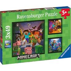 Ravensburger Minecraft Biomes 3x49 Pieces