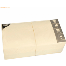 Papierservietten Papstar 12478 Kräm Silkespapper Enfärgad FSC (12478)