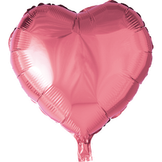 Folieballonger Folieballong hjärta Rosa 46 cm