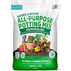 Plant Food & Fertilizers Back To The Roots Natural & Organic All-Purpose Peat-Free Potting Mix, 6 Dry