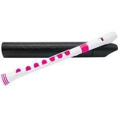 Recorders NuVo Recorder German Fingering With Hard Case White/Pink