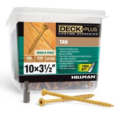 Screws Deck Plus #10 3-1/2-in Wood To Wood Deck Screws 275-Per 48422