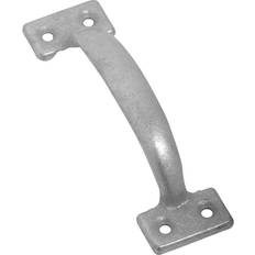 Cabinet Handles Hardware 6-1/2" Long 1-3/4" Wide 1.63" High, Utility Pull Galvanized, Steel, Center