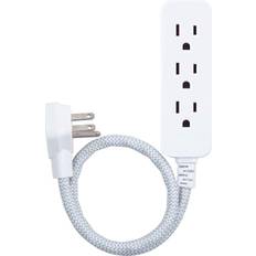 Electrical Accessories GE 1/2-ft 16 3-Prong Indoor Sjt Light Duty General Extension Cord in White 45190