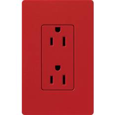 Duplex receptacle outlet Lutron Claro 15 Amp Duplex Outlet, Hot