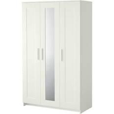 Weiß Kleideraufbewahrung Ikea Brimnes White Kleiderschrank 117x190cm